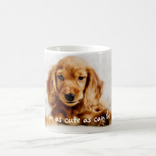 かわいいコッカースパニエル犬のマグかコップ コーヒーマグカップ