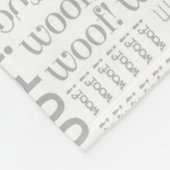 かわいいコッカースパニエル犬ドッグラバークリスマス フリースブランケット (角)