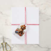 かわいいコッカースパニエル犬犬 ギフトタグ (より糸付き)