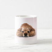 かわいいコッカースパニエル コーヒーマグカップ (中央)