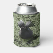 かわいいコット、飛ぶ準備ができて、クーラーボックス 缶クーラー (缶裏面)