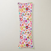 かわいいコップのケーキおよび茶ポット ボディピロー (正面縦)