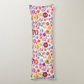 かわいいコップのケーキおよび茶ポット ボディピロー (裏面 (縦))