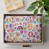 かわいいコップのケーキおよび茶ポット 薄葉紙 (ギフト)