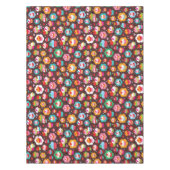 かわいいコップのケーキパターン テーブルクロス (正面)