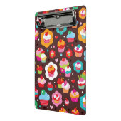 かわいいコップのケーキパターン ミニクリップボード (アングル2)