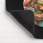 かわいいコテージコアエステティック遊フロッグのバンジョーM マウスパッド (コーナー)