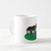 かわいいコテージホーム コーヒーマグカップ (正面左)