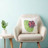 かわいいコバチの女の子の部屋のパーソナライズド・デコレーション クッション (椅子)