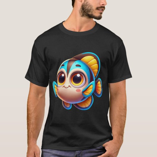 かわいいコバンザメ Tシャツ (正面)