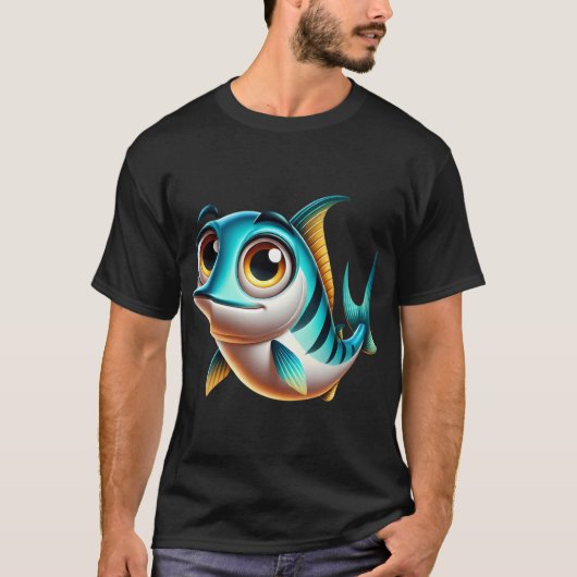 かわいいコビアフィッシュ Tシャツ (正面)