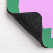 かわいいコブタのシルエット マウスパッド (コーナー)