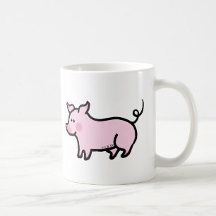 かわいいコブタ コーヒーマグカップ