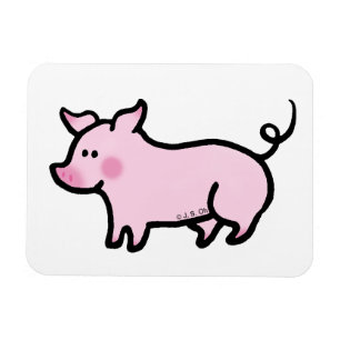 かわいいコブタ マグネット