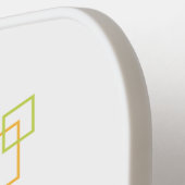 かわいいコブデリフクロウ 海の鳥 面白い ギフト オーダーメイド ピックルボールラケット (左詳細)