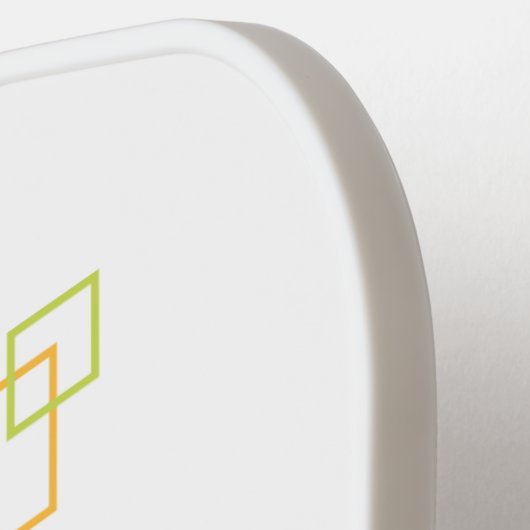 かわいいコブデリフクロウ 海の鳥 面白い ギフト オーダーメイド ピックルボールラケット (左詳細)