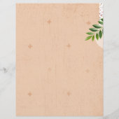 かわいいコラージュ切り離しスクラップブック作り紙シート (裏面)