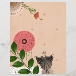 かわいいコラージュ切り離しスクラップブック作り紙シート