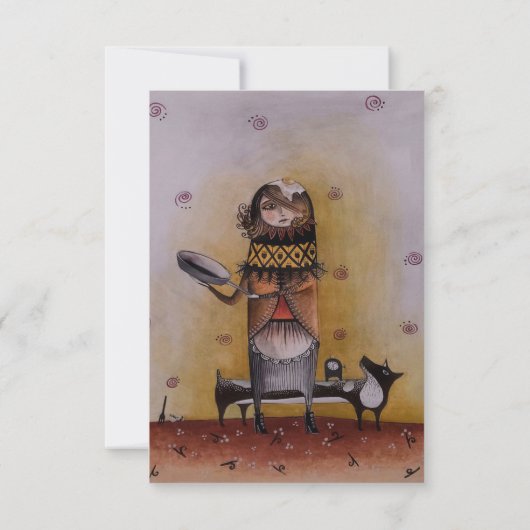 かわいいコルギおもしろい・クリスマス・ドッグ好きコルギ 出欠カード (裏面)