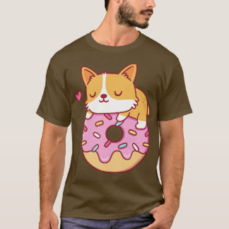 かわいいコルギオンドーナツおもしろい Tシャツ