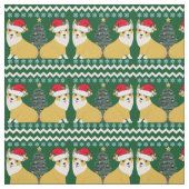 かわいいコルギクリスマスサンタ ファブリック (見本)