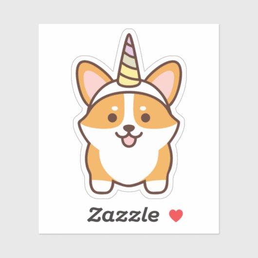 かわいいコルギコーン シール (シート)