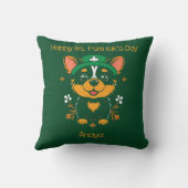 かわいいコルギセントパトリックの日枕パーソナライズされた- クッション (裏面)