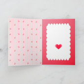 かわいいコルギバレンタインデー シーズンカード (内部)