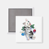 かわいいコルギブルーメルル マグネット (正面/裏面)