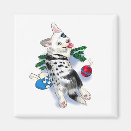 かわいいコルギブルーメルル マグネット