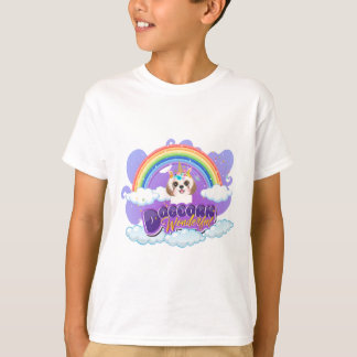 かわいいコルギユニコーン素晴らしい Tシャツ