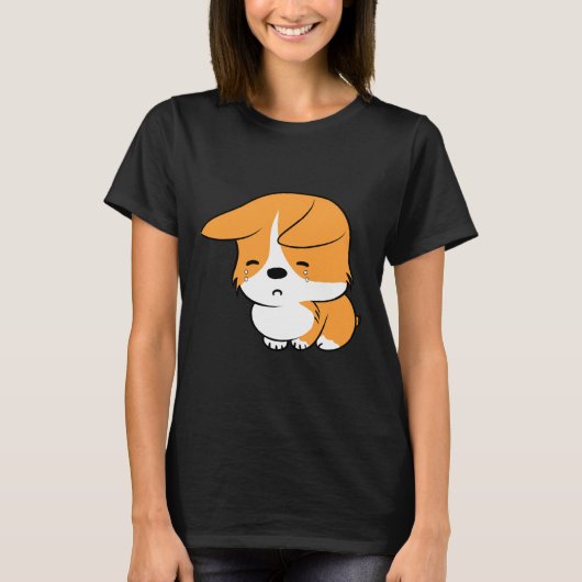 かわいいコルギ733 Tシャツ (正面)