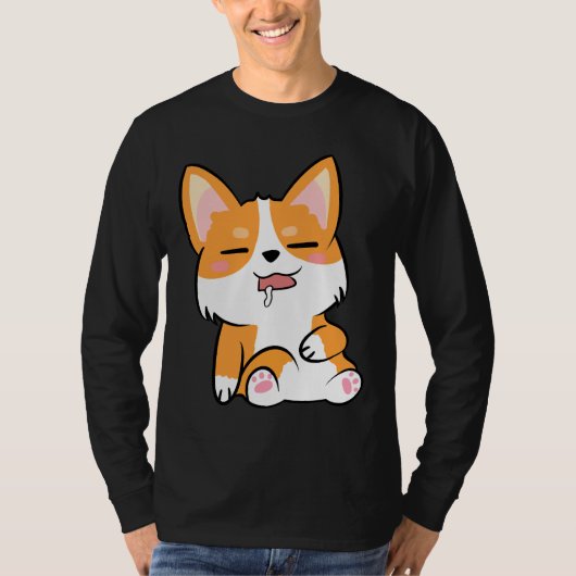 かわいいコルギ743 Tシャツ (正面)