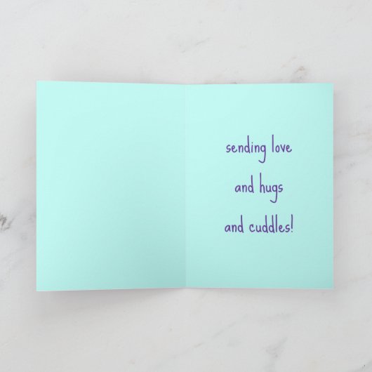 かわいいコルギ カード (内部)