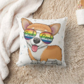 かわいいコルギ クッション (ブランケット)