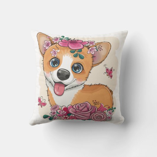 かわいいコルギ クッション (裏面)