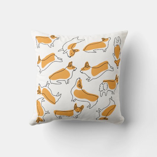 かわいいコルギ クッション (裏面)