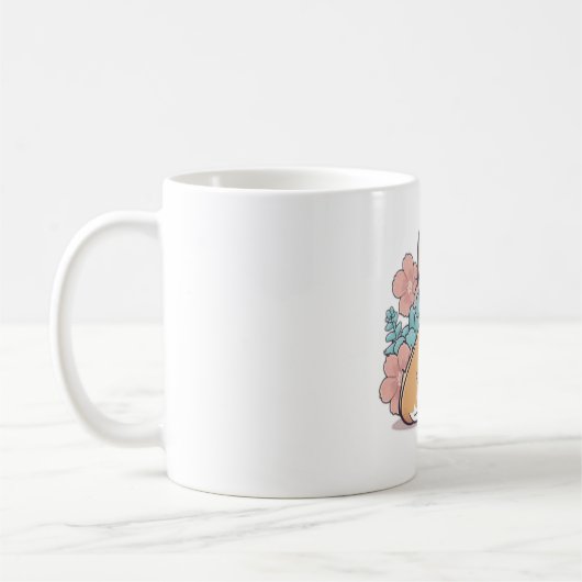 かわいいコルギ コーヒーマグカップ (左)