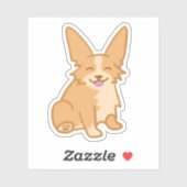 かわいいコルギ シール (シート)