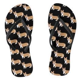 かわいいコルギ ビーチサンダル