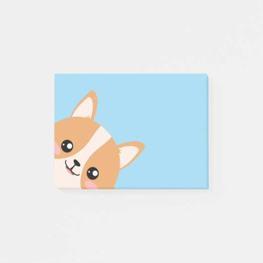 かわいいコルギ ポストイット (正面)