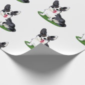 かわいいコルギ ラッピングペーパー (角)