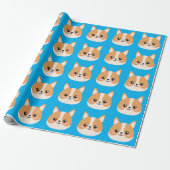 かわいいコルギ ラッピングペーパー (アンロールド)