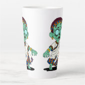 かわいいコンゴゾンビ カフェラテマグ (正面)