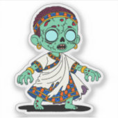 かわいいコンゴゾンビ シール (正面)