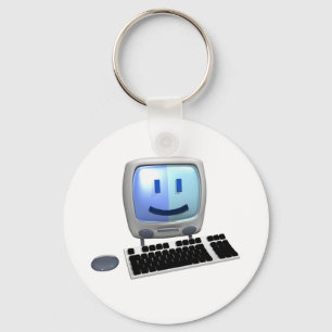 かわいいコンピュータ表面 キーホルダー