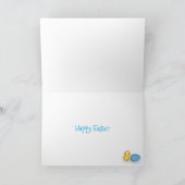 かわいいコーギとハレのイースターカード カード (内部)