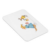 かわいいコーギとハレイースターマグネット マグネット (右側)