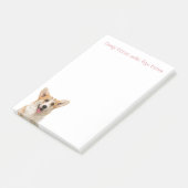 かわいいコーギキス子犬の恋人 ポストイット (アングル)