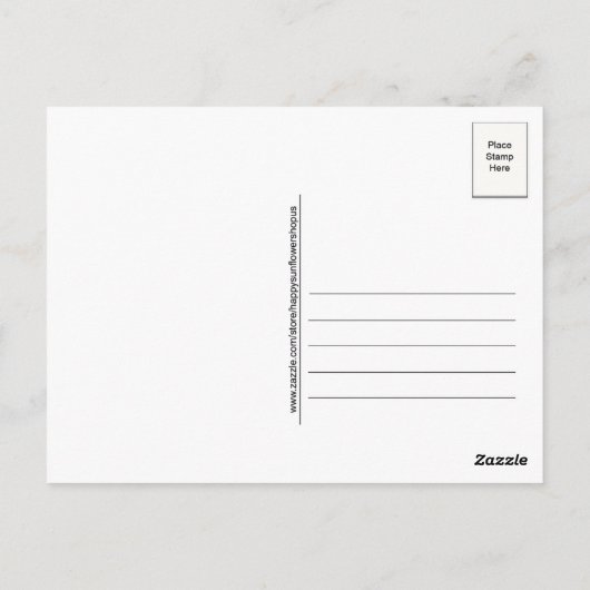 かわいいコーギサングラスビーチ海夏はがき ポストカード (裏面)